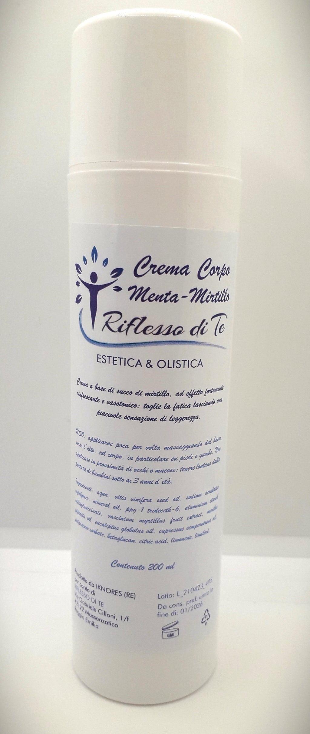 Crema - Gel Mirtillo e Menta